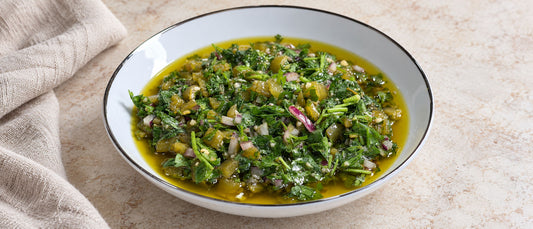 Fresh Herb Chimichurri With Green Chiles