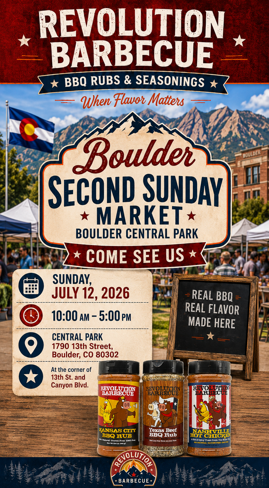 Second Sundays at Central Park in Boulder – July